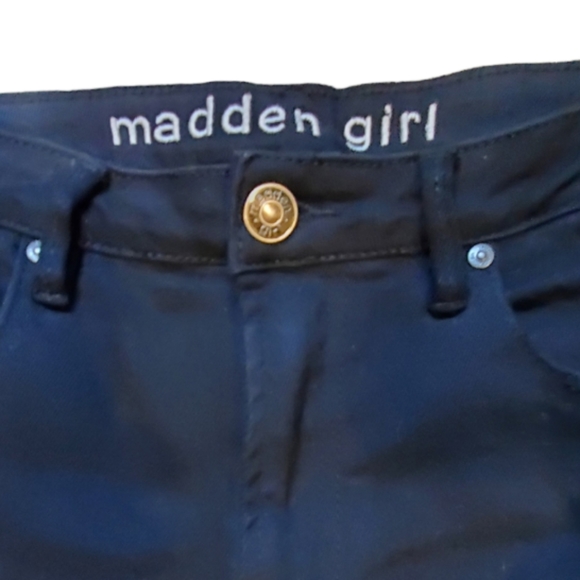 Madden Girl Black Destroyed Mom Jeans - Picture 5 of 8